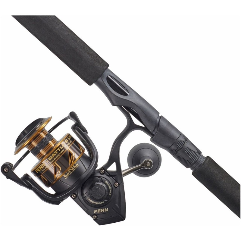 Penn BTLIII6000902MH Battle III Spinning Combo Sz 6000 Reel 9′ 2pc MH