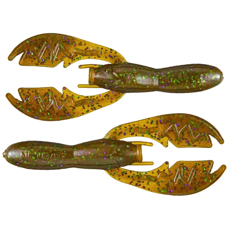 NetBait Paca Craw 5 Qty 8|Green Pumpkin Candy|Green Pumpkin Red|Crawfish|Watermelon Spice|Green Pumpkin Magic