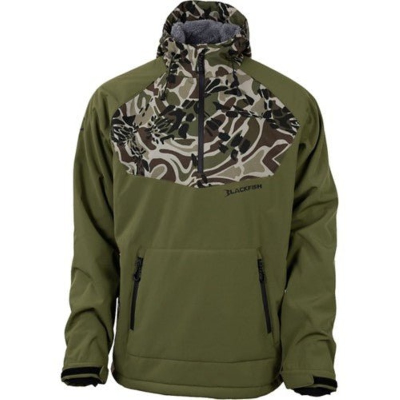 Blackfish Gale Softshell Pullover Greem/Prym1 OS Woods X-Large