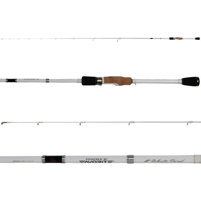 Favorite White Bird Spinning Rod 7’3 Medium Light 2-Pc