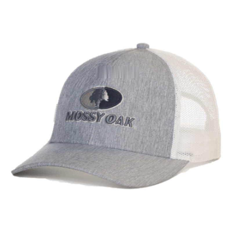 Outdoor Cap Mossy Oak Logo Mesh Back Linen White