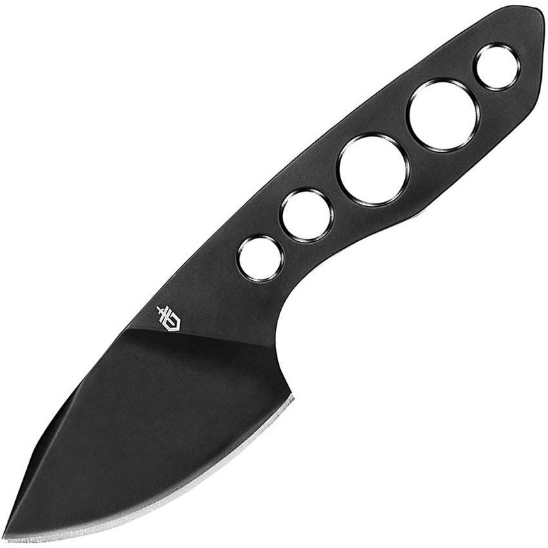 Gerber Dibs Fixed Blade Black Fine Edge Knife Box