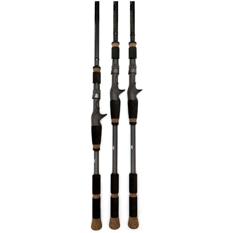 Mustad MR009-GHB-M-96 G-Series Hybrid Baitcaster Rod 9’6 Medium 2-Pc