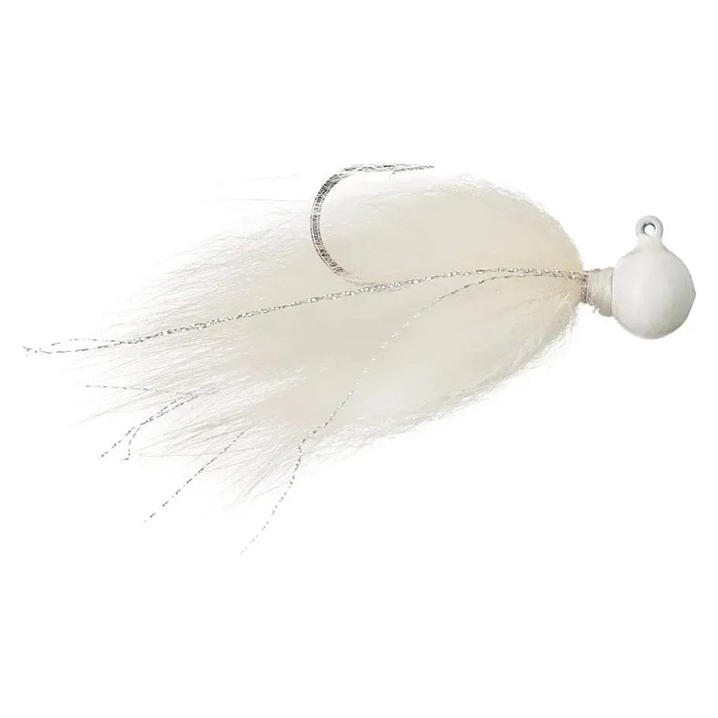 Rabid Baits Hair Jig Qty 1|White|Black/Purple|1/4 Oz|1/8 Oz