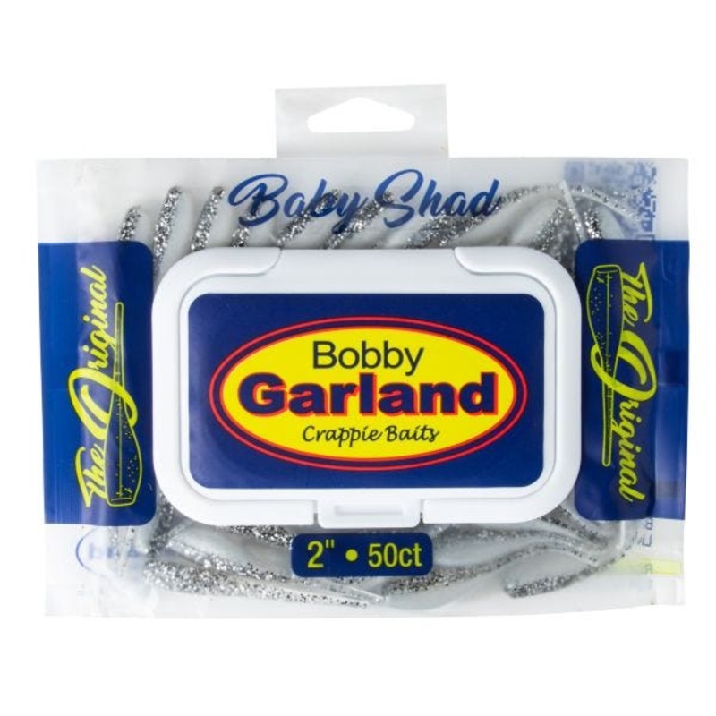 Bobby Garland Crappie Baits Baby Shad 2 Qty 50