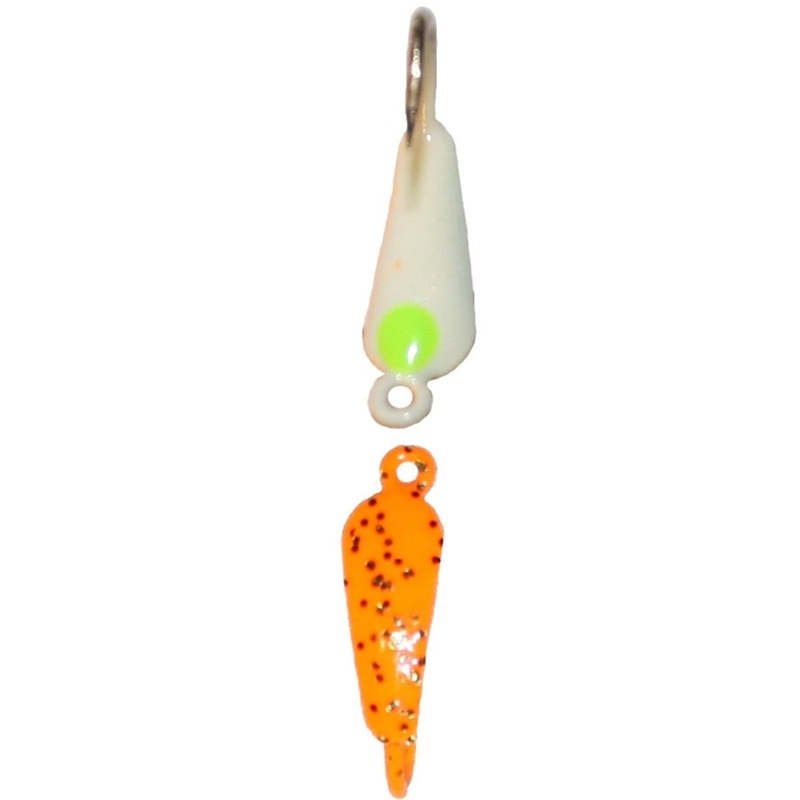 K&E Stopper Lures Glowing Moon Glow Jigs Size 12 Qty 2