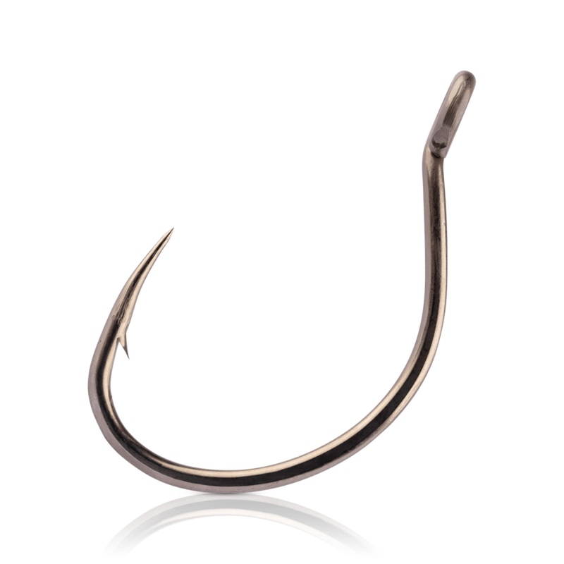 Mustad Ruthless Eyed Saltwater Hooks Sz 2 Qty 8