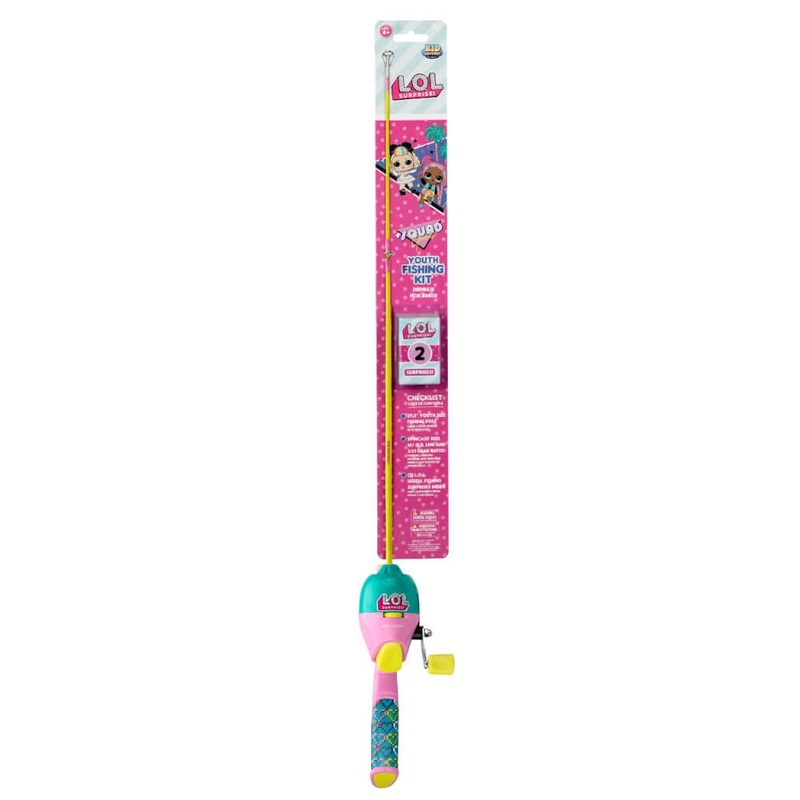 Kid Casters LOL Surprise Youth Fishing Kit Right Handed