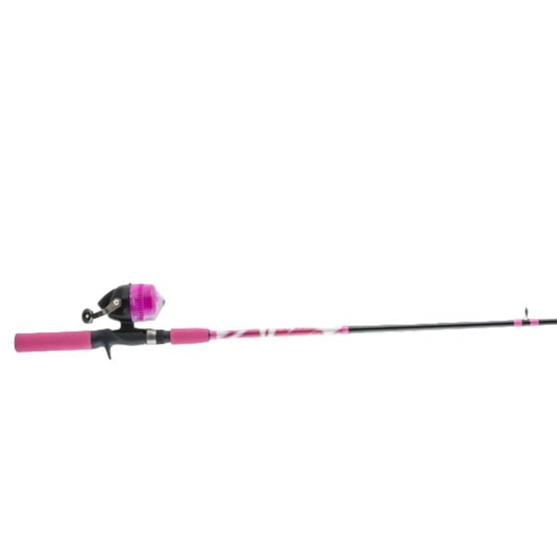 South Bend Worm Gear Spincast Combo 5’6 Medium 2-Pc Pink Right Handed