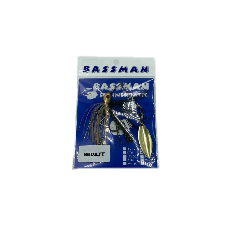 Bassman Shorty 1/2oz Spinnerbait Lure