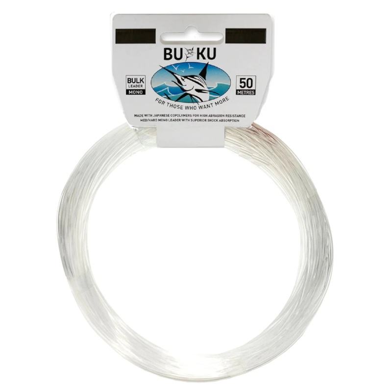 Buku Game Coil Monofilament Fishing Leader Clear
