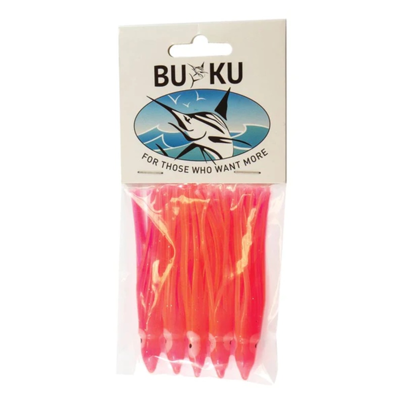 Buku Octopus 3.5 Skirted Lure|BLUE/PINK|GREEN/BLACK|GREEN GLOW|PINK GLOW|REDHEAD WHITE|SILVER GLOW
