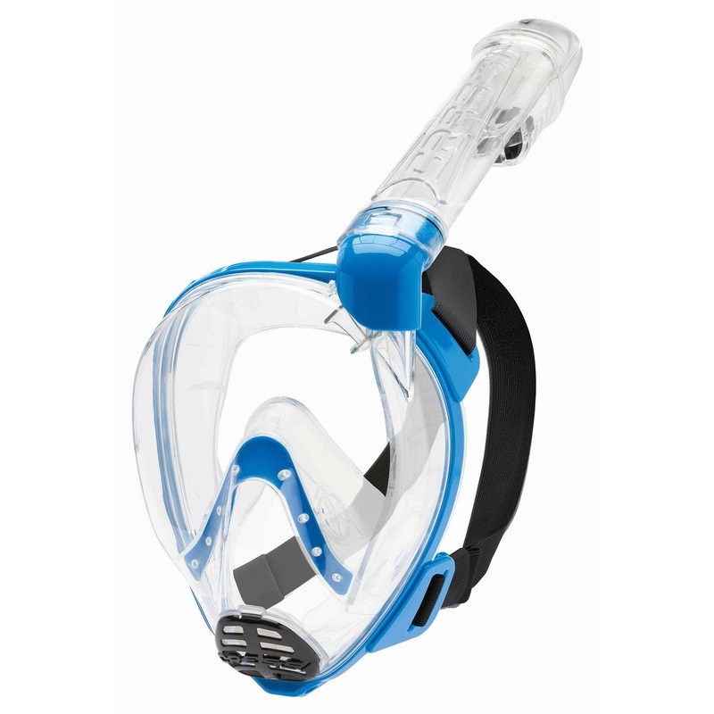 Cressi Baron Full Face Mask|BLACK/BLUE M-L|BLACK/BLUE S-M|CLEAR/AQUA S-M|CLEAR/BLUE M-L|CLEAR/BLUE XS