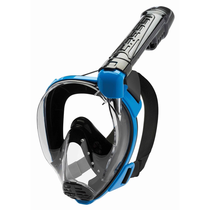 Cressi Baron Full Face Mask|BLACK/BLUE M-L|BLACK/BLUE S-M|CLEAR/AQUA S-M|CLEAR/BLUE M-L|CLEAR/BLUE XS