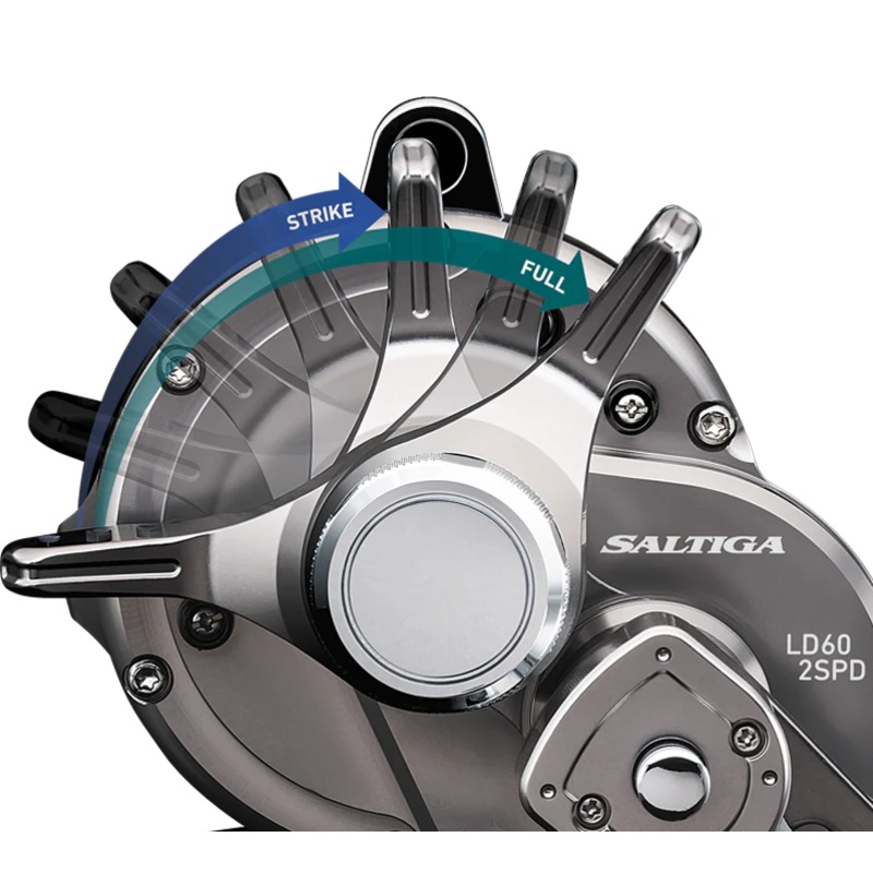 Daiwa 20 Saltiga Ld Lever Drag 2 Speed Overhead Reel