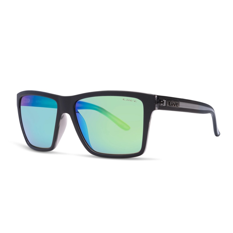 Liive Bazza Mirror Sunglasses (matt Black/xtal Black)