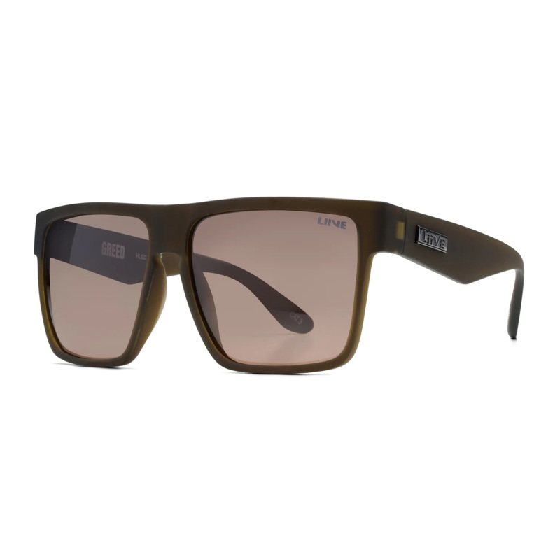 Liive Greed Mirror Polarised Sunglasses (matt Beer) >
