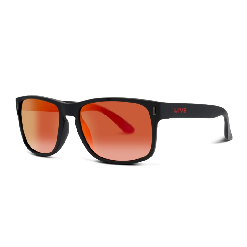 Liive X Wolf X Mirror Polarised Sunglasses (matt Xtal Black)