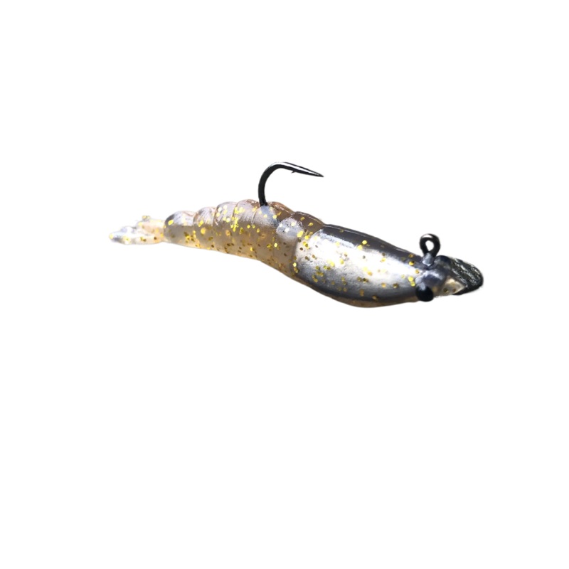 Mmd Soft Prawn 50mm Heavy Soft Plastic Lure ^