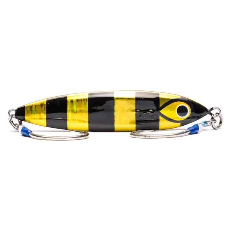 Mustad Wingman 80g Jig Lure|BUMBLEBEE|IRONMAN|LUMO POLKADOT|PINK CHARTREUSE|SILVER/PINK/BLUE