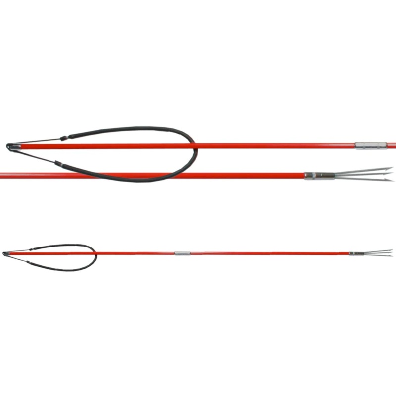 Ocean Hunter Handspear Fiberglass Red 2pce 1.5m