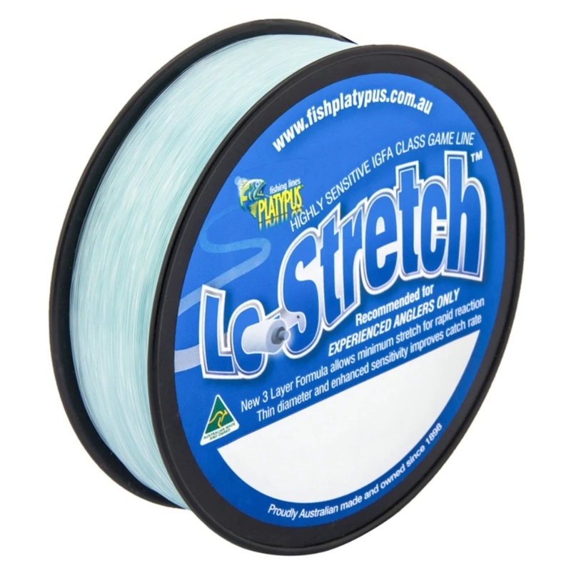 Platypus Lo Stretch Monofilament Fishing Line Blue