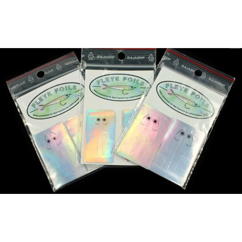 Popovics Fleye Foils|BAY ANCHOVY SMALL|BAY ANCHOVY LARGE|SILVERSIDES MEDIUM|SILVERSIDES LARGE