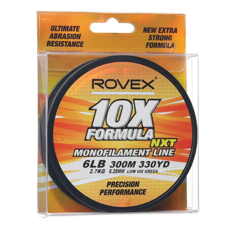 Rovex 10x Formula Monofilament Fishing Line Green