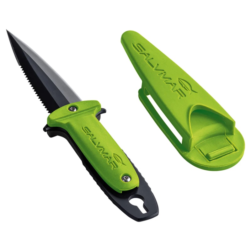 Salvimar Dive Knife Atlantis|BLACK|ACID GREEN|BLUE