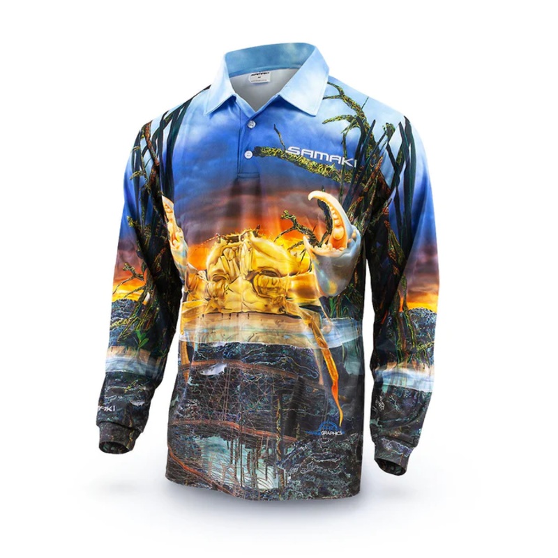 Samaki Shirt Mud Crab Kids|2|4|6|8|10|12|14