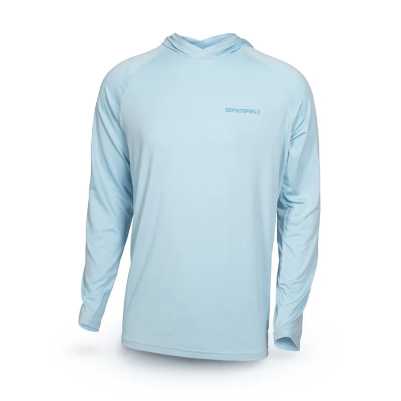 Samaki Shirt Stealth Long Sleeve Hooded Powder >