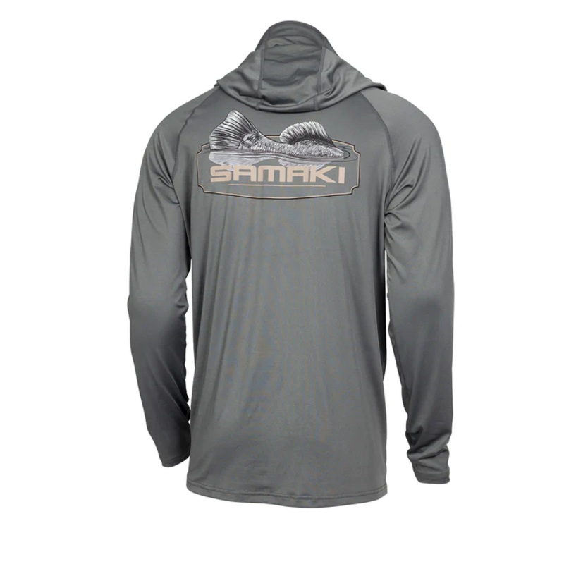 Samaki Shirt Tailing Long Sleeve Hooded Earth