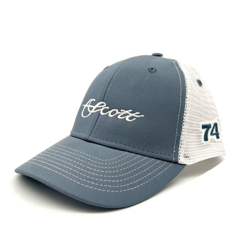 Scott Fly Rods Cap Trucker Grey/blue/white