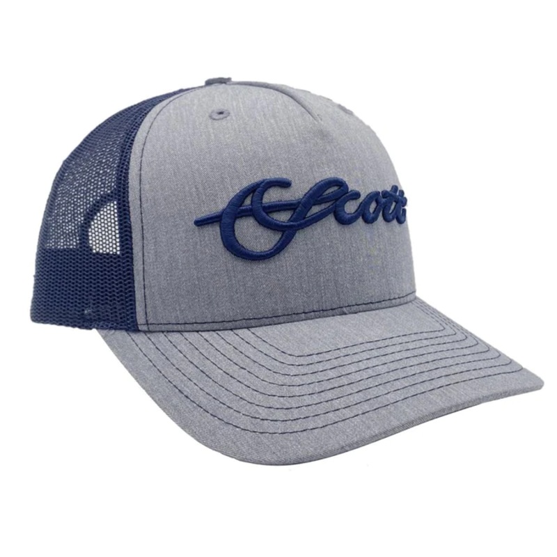 Scott Fly Rods Cap Trucker Navy Grey