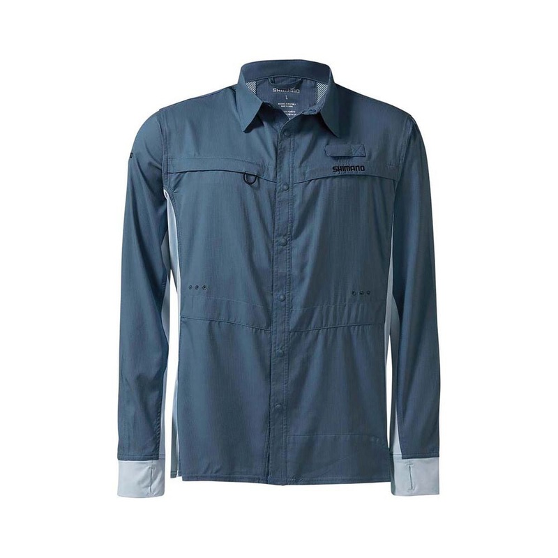 Shimano Shirt Pro Stretch Vented Navy