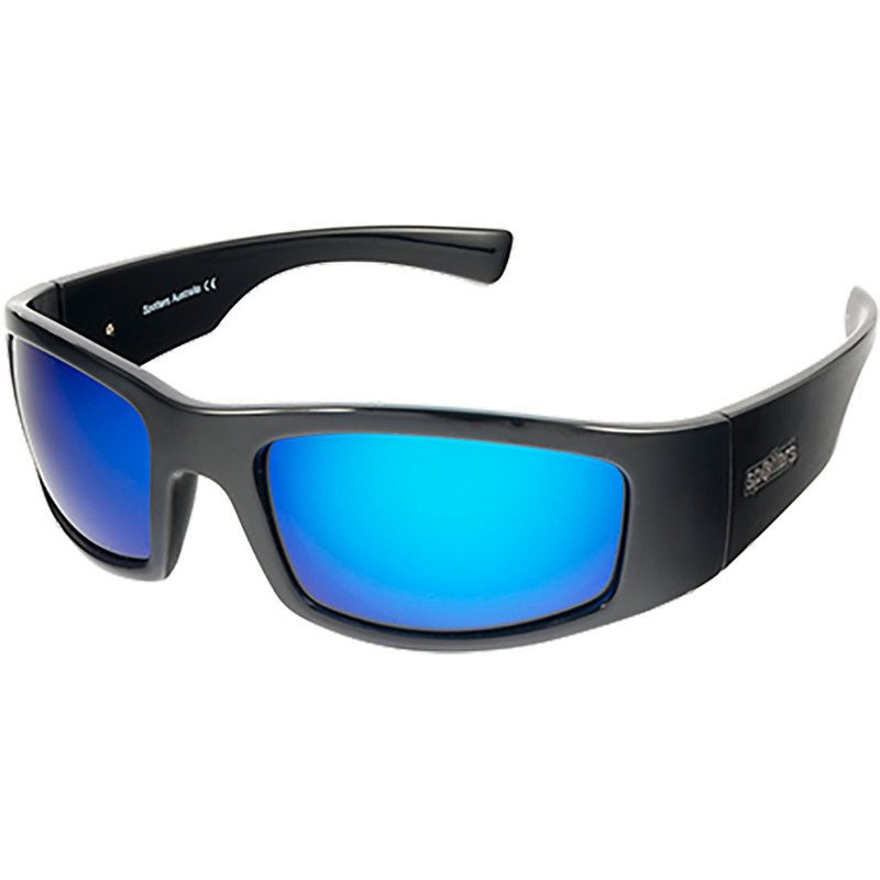 Spotters Coyote+ Polarised Sunglasses (gloss Black Ice Blue)