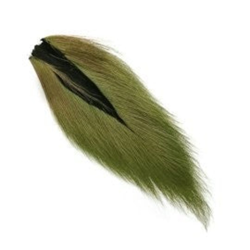 Wapsi Bucktail Fly Material|BLACK|FL PINK|FL WHITE|FL YELLOW|OLIVE|PEARL GREY|TAN