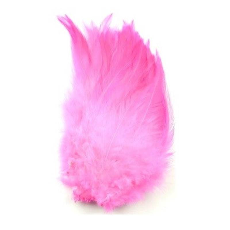 Wapsi Strung Rooster Saddles|BLACK|FLUORO PINK|WHITE