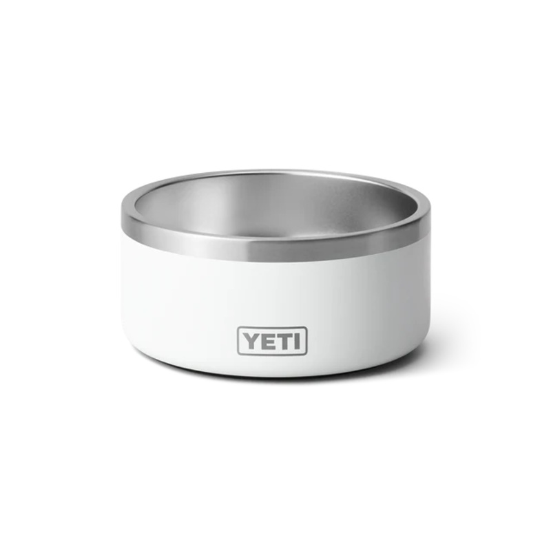 Yeti Boomer 4 Dog Bowl|BLACK|CHARCOAL|NAVY|STAINLESS|TROPICAL PINK|SEAFOAM|WHITE|RESCUE RED