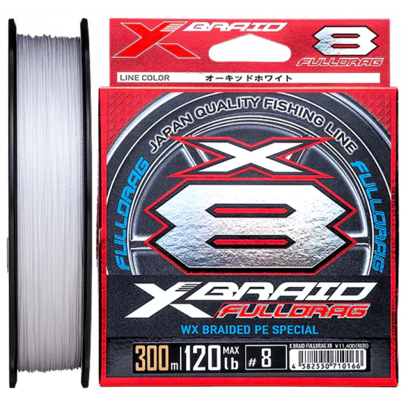 Ygk X-braid Fulldrag X8 Braided Fishing Line White