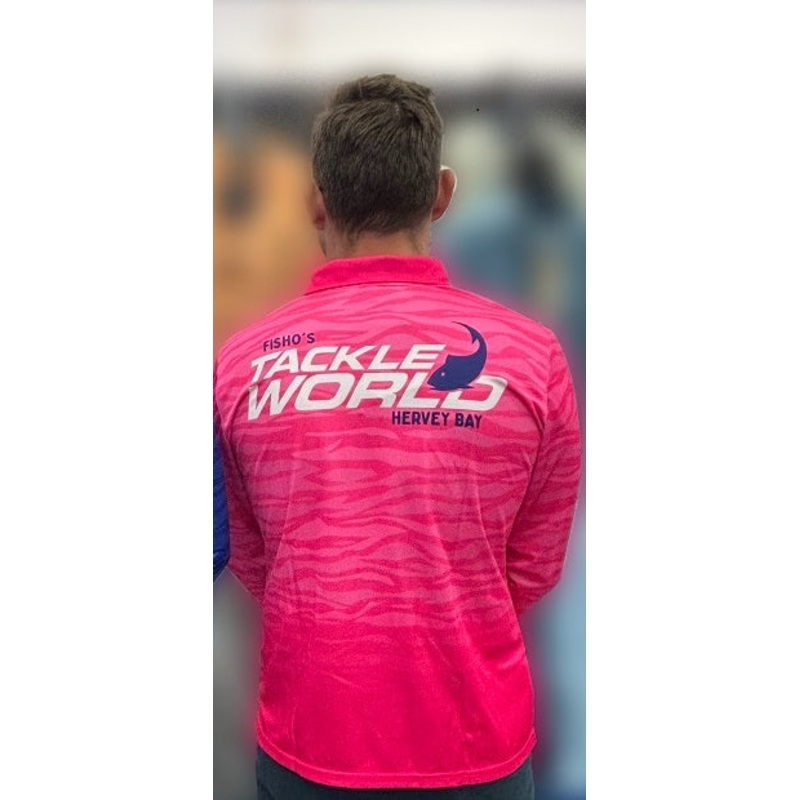 Switchbait Fisho’s Tackle World Shirt Sublimated Long Sleeve Ladies Pink