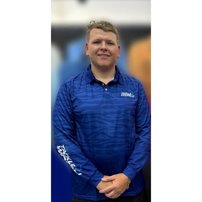 Switchbait Fisho’s Tackle World Shirt Sublimated Long Sleeve Mens Blue