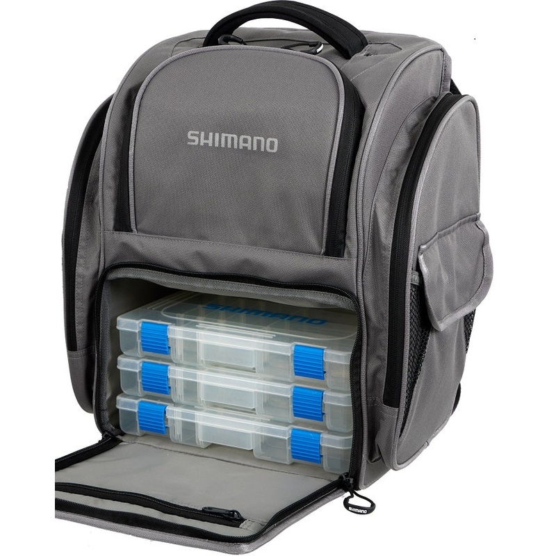 Shimano Backpack & Tackle Box Grey >