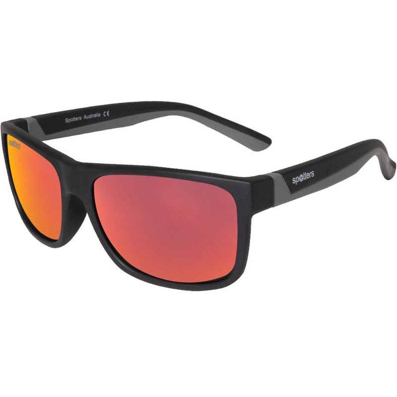 Spotters Kids Wombat Polarised Sunglasses (matt Black Red)