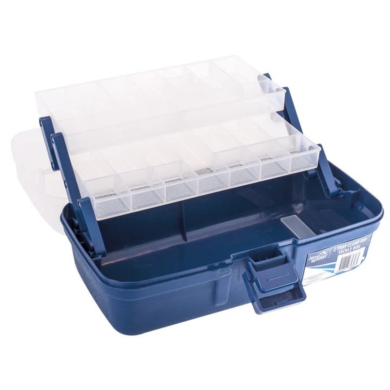 Jarvis Walker Clear Top Tackle Box 2 Tray