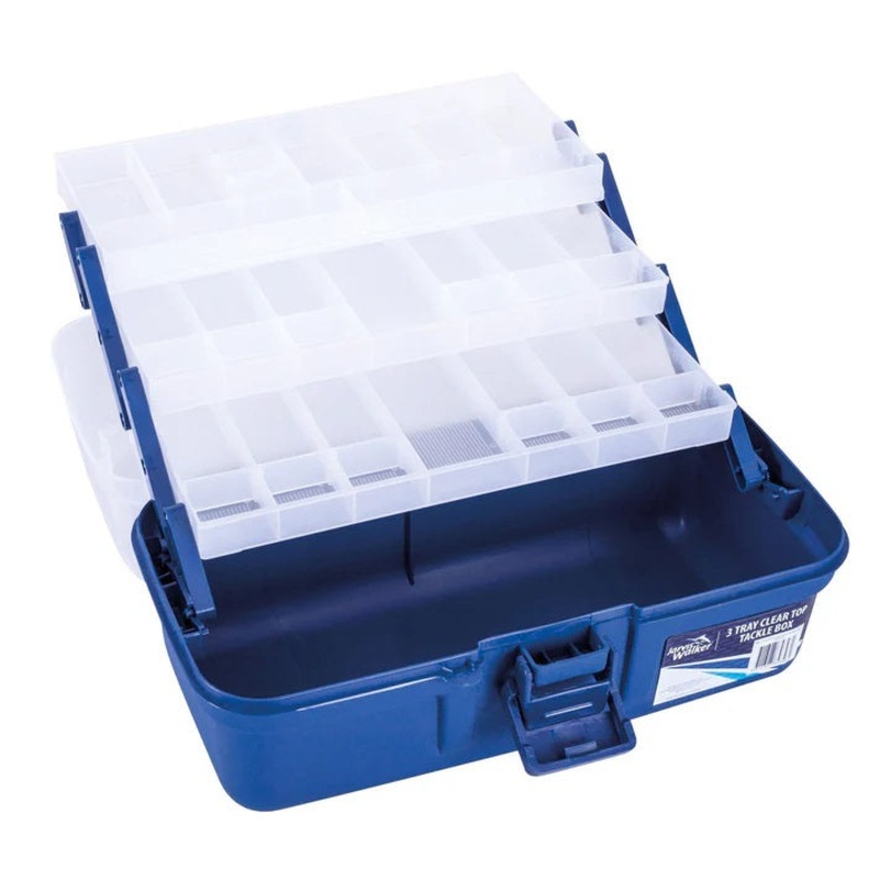 Jarvis Walker Clear Top Tackle Box 3 Tray