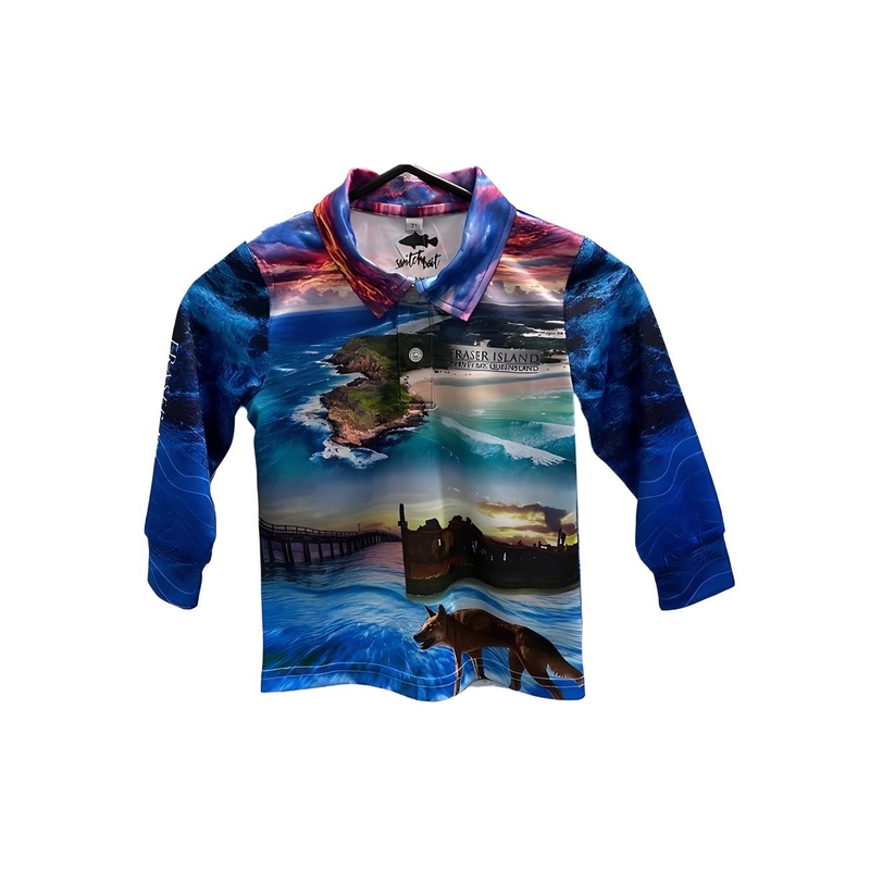 Switchbait Fisho’s Tackle World Fraser Island Shirt Kids