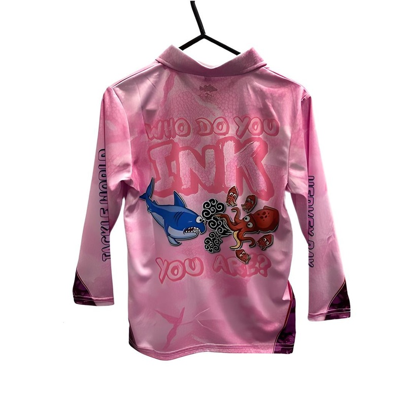 Switchbait Fisho’s Tackle World Girls Ink Pink Shirt