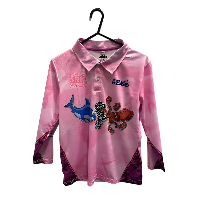 Switchbait Fisho’s Tackle World Girls Ink Pink Shirt