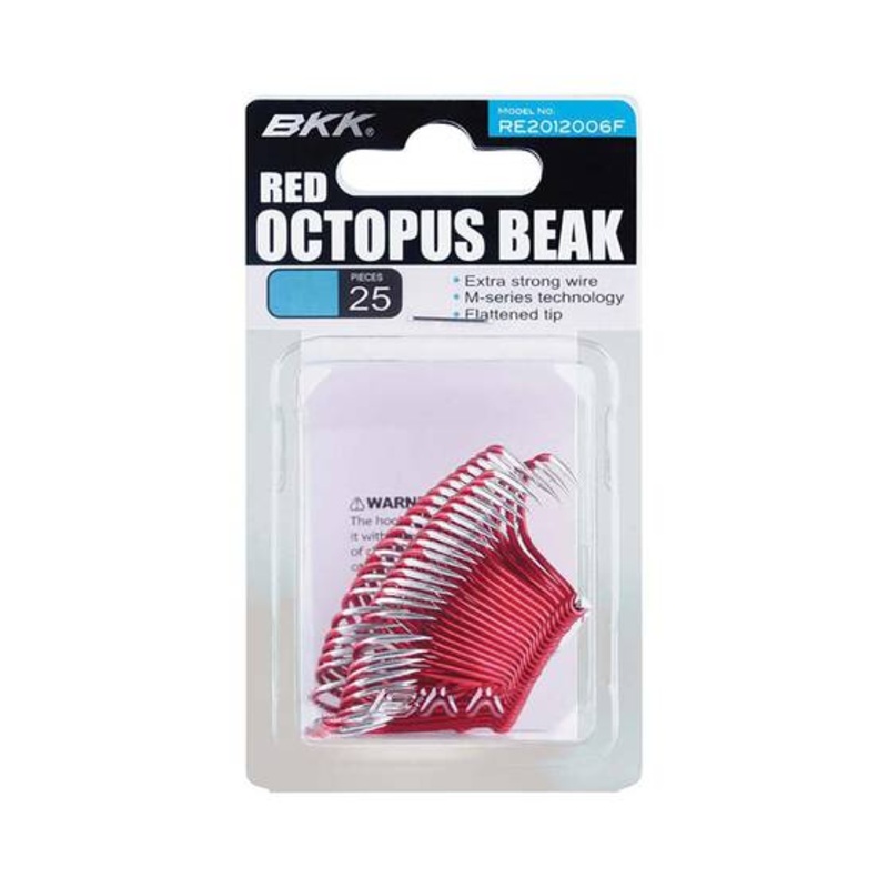 Bkk Octopus Beak Bulk Hooks|3/0 – 25PK|4/0 – 25PK|5/0 – 25PK|6/0 – 25PK|7/0 – 25PK|8/0 – 25PK